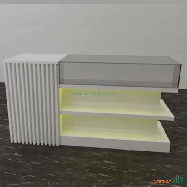 Quầy thanh toán tích hợp kệ trưng bày