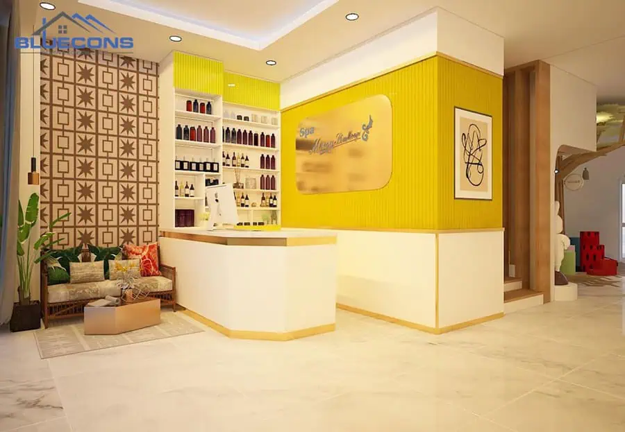 Top 10 bàn trưng bày sản phẩm đẹp, bán chạy nhất năm 2024 13 Kệ trưng bày sản phẩm tại Spa