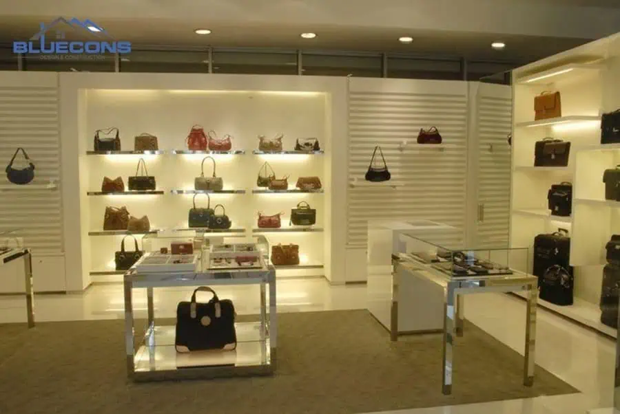 99+ mẫu kệ trưng bày túi xách đẹp, hot nhất 2024 tại Bluecons 13 Kệ trưng bày túi xách có đèn led