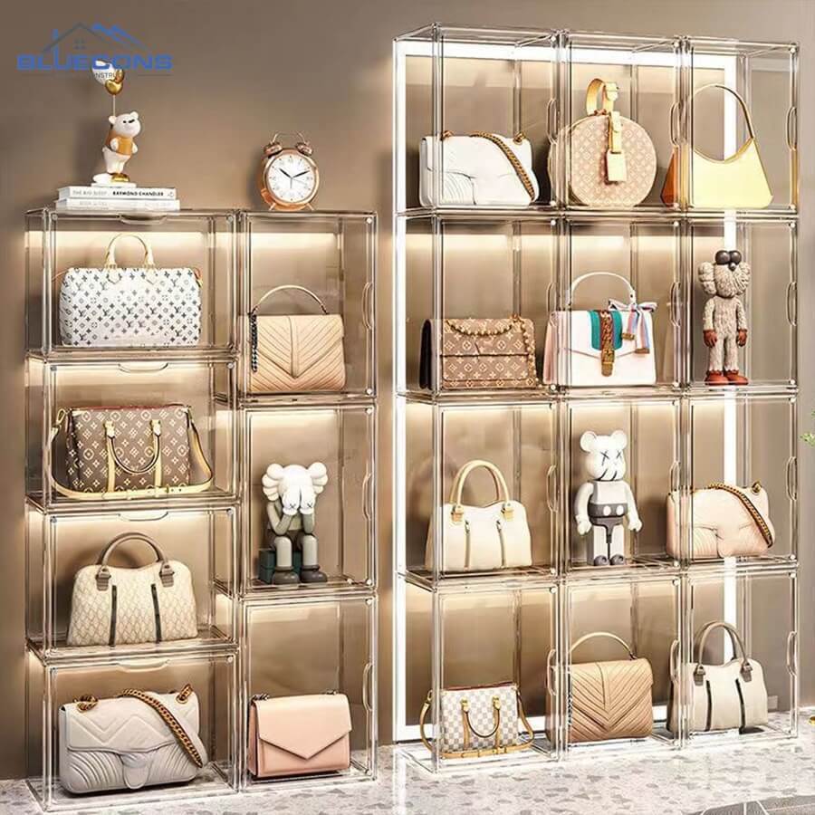 99+ mẫu kệ trưng bày túi xách đẹp, hot nhất 2024 tại Bluecons 10 Mẫu kệ trưng bày túi xách mini