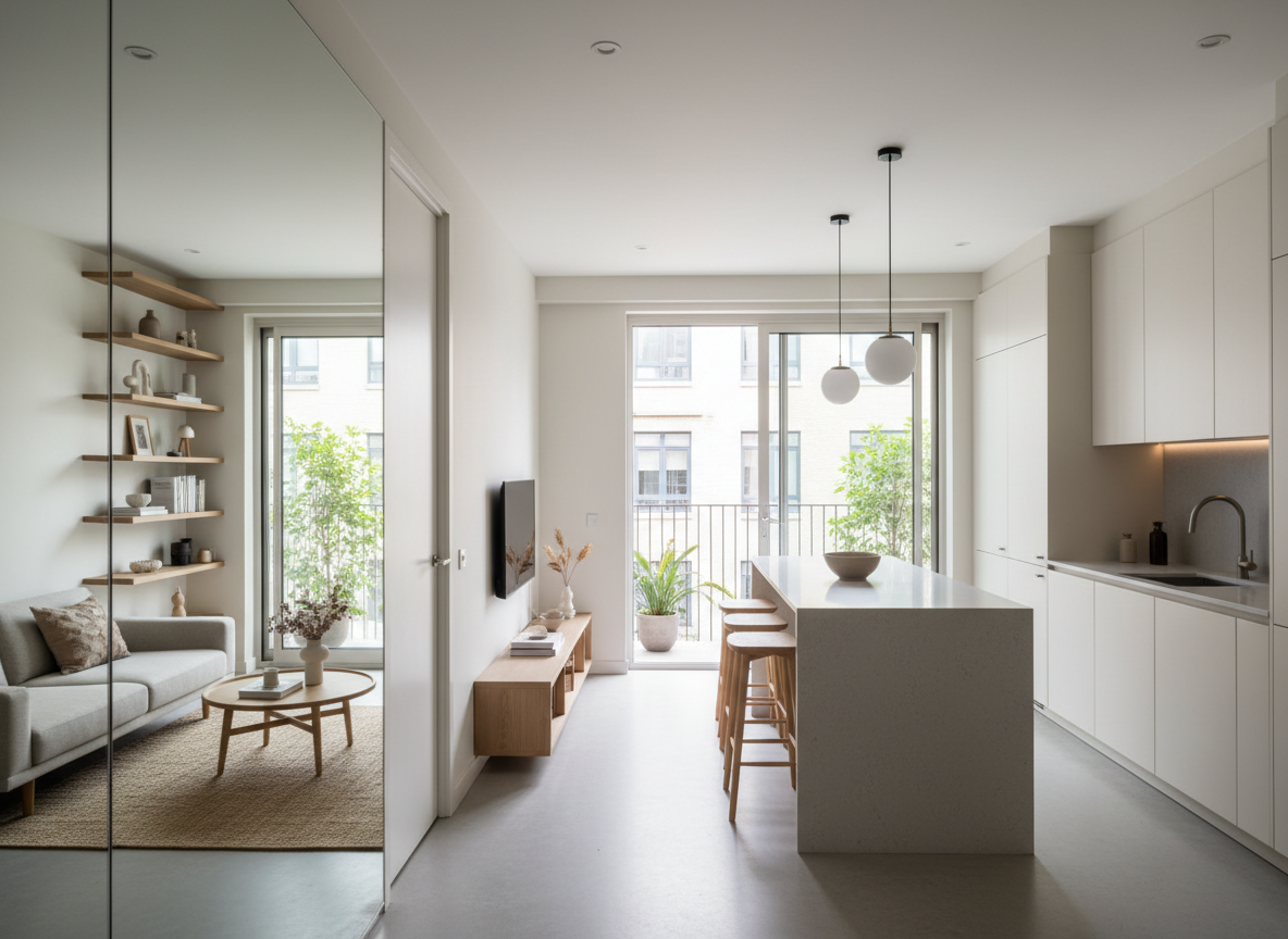 Khong Gian Mo Phong Khach Lien Bep Trong Nha Pho Thiet Ke Mo Toi Uu Dien Tich