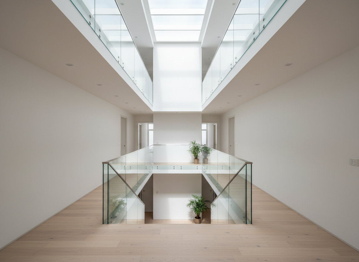 Khong Gian Nha Pho 5m Mat Tien Thiet Ke Don Gian Gieng Troi Giua Nha Lan Can Kinh Khong Gian Nha Pho 5m Mat Tien Thiet Ke Don Gian Gieng Troi Giua Nha Lan Can Kinh