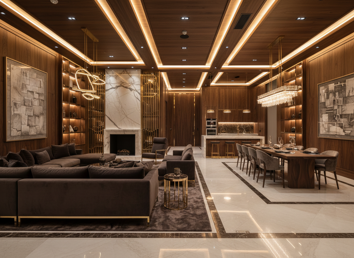 Khong Gian Nha Pho Phong Cach Luxury Voi Go Oc Cho Tu Nhien Tong Nau Tram Sang Trong Khong Gian Nha Pho Phong Cach Luxury Voi Go Oc Cho Tu Nhien Tong Nau Tram Sang Trong