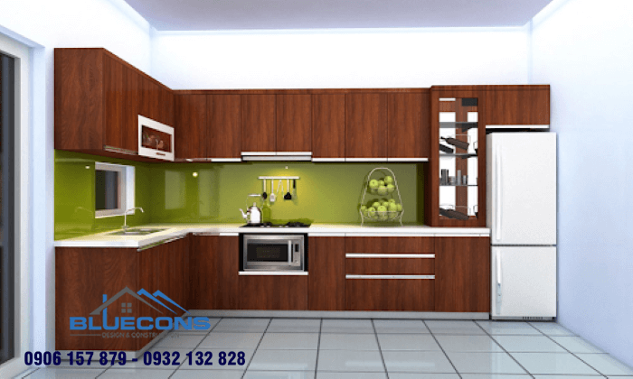 Cách chọn tủ bếp gỗ MDF đạt chuẩn thiết kế nhà bếp hiện đại