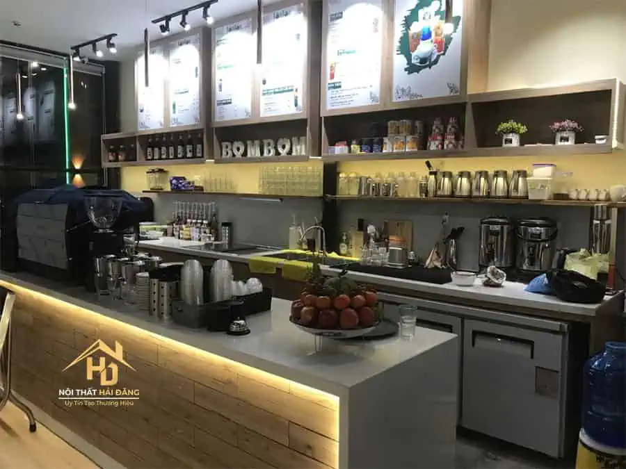 Quầy pha chế hiện đại