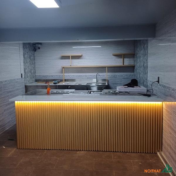 Mẫu quầy pha chế đẹp và hiện đại