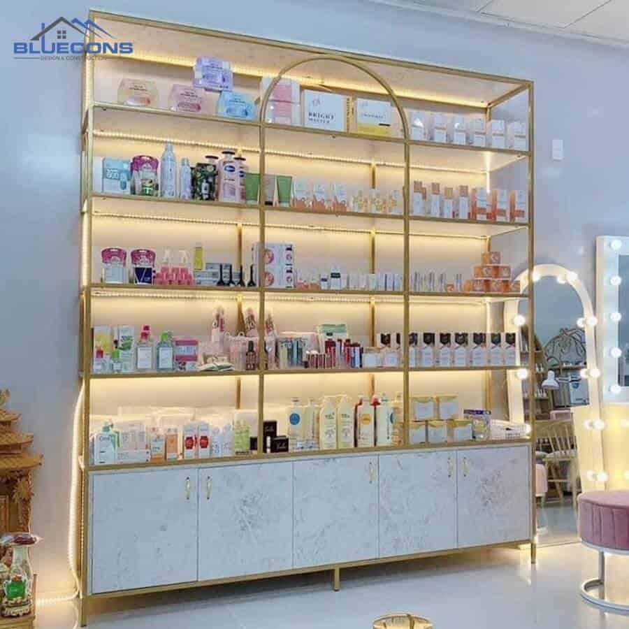 99+ mẫu kệ trưng bày túi xách đẹp, hot nhất 2024 tại Bluecons 4 Mẫu kệ trưng bày túi xách bằng kim loại đa năng