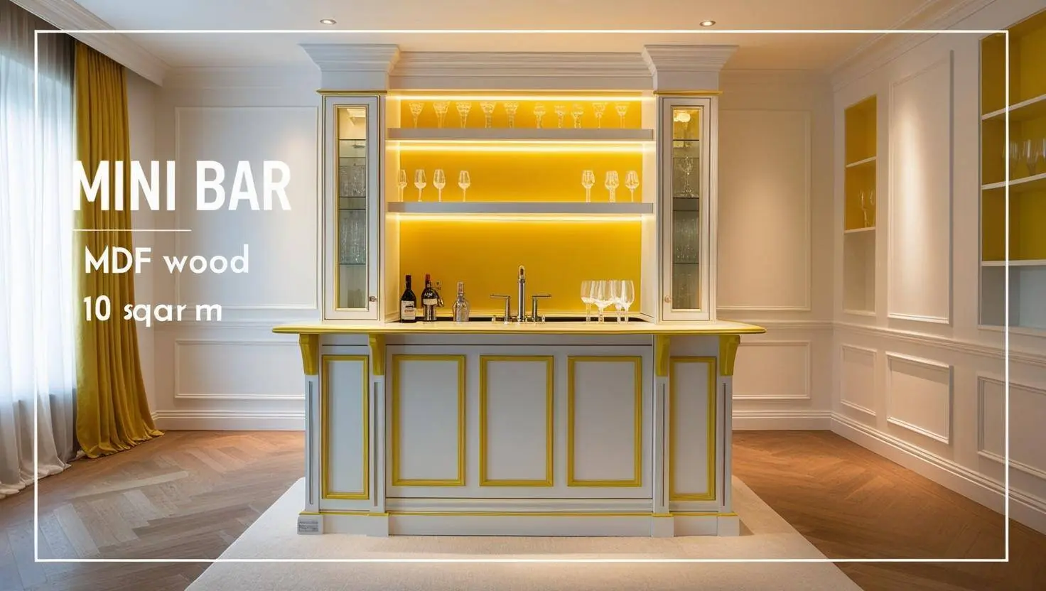 mẫu quầy bar mini