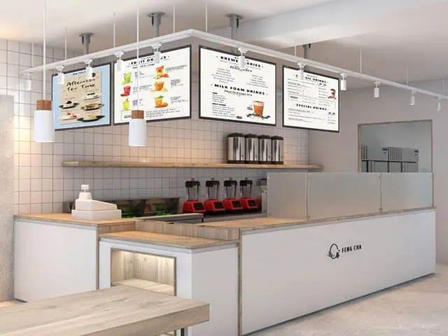 Mẫu quầy pha chế thông minh