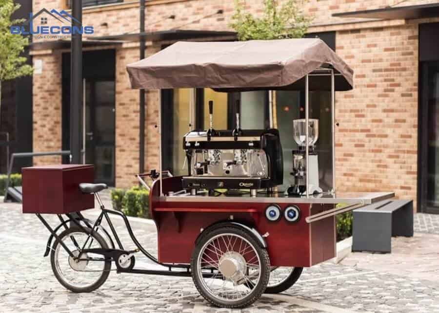 Mẫu quầy take away phong cách độc đáo