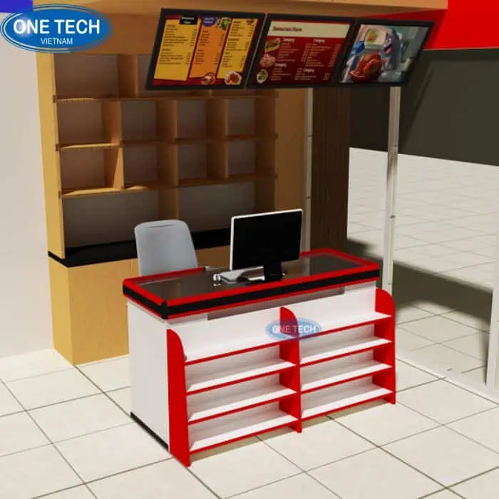 Quầy thu ngân inox