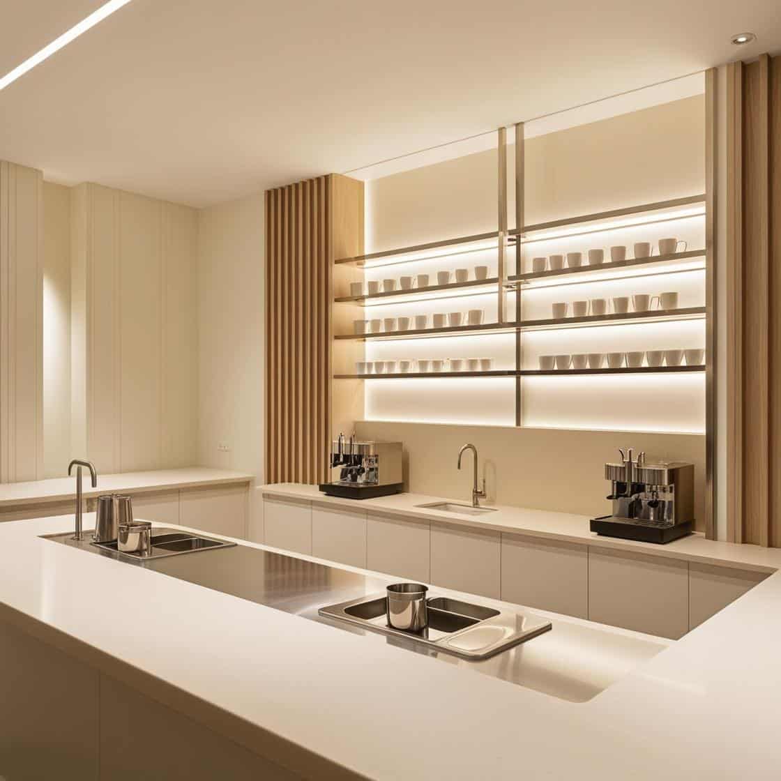 mẫu thiết kế quầy pha chế trà sữa đơn giản hiện đại (1)
