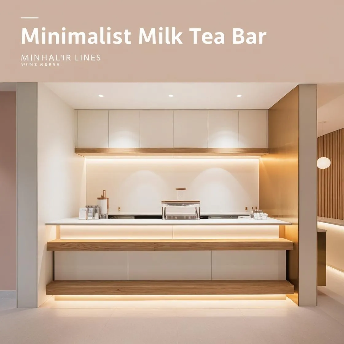 mẫu thiết kế quầy pha chế trà sữa đơn giản hiện đại (12)