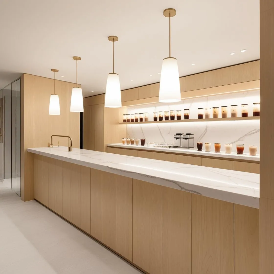 mẫu thiết kế quầy pha chế trà sữa đơn giản hiện đại (14)