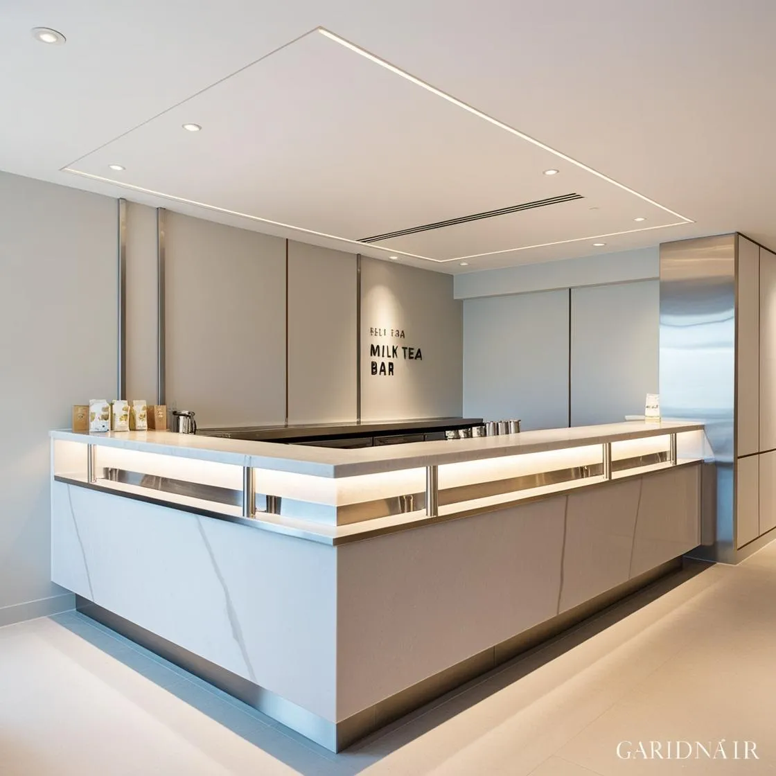 mẫu thiết kế quầy pha chế trà sữa đơn giản hiện đại (25)