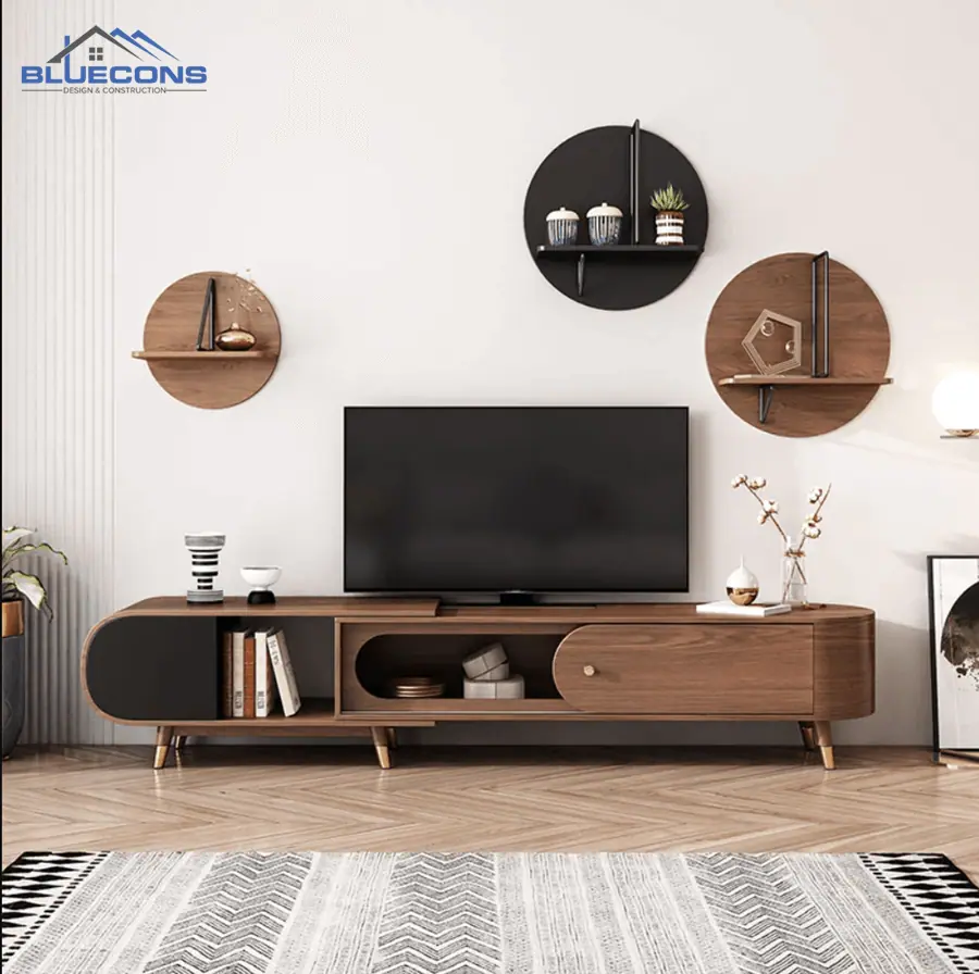 Đóng tủ theo yêu cầu tại TPHCM - Tạo tủ gỗ đẹp, giá rẻ nhất 2024 14 Mẫu tủ tivi phong cách hiện đại