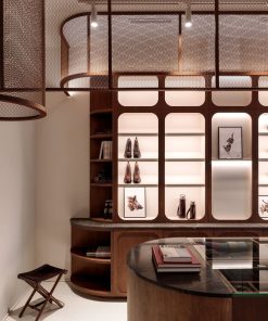 Mẫu tủ trưng bày cửa hàng đẹp