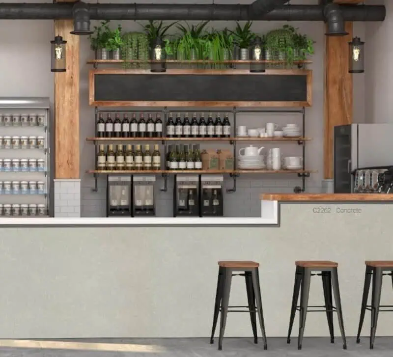 Quầy pha chế hiện đại