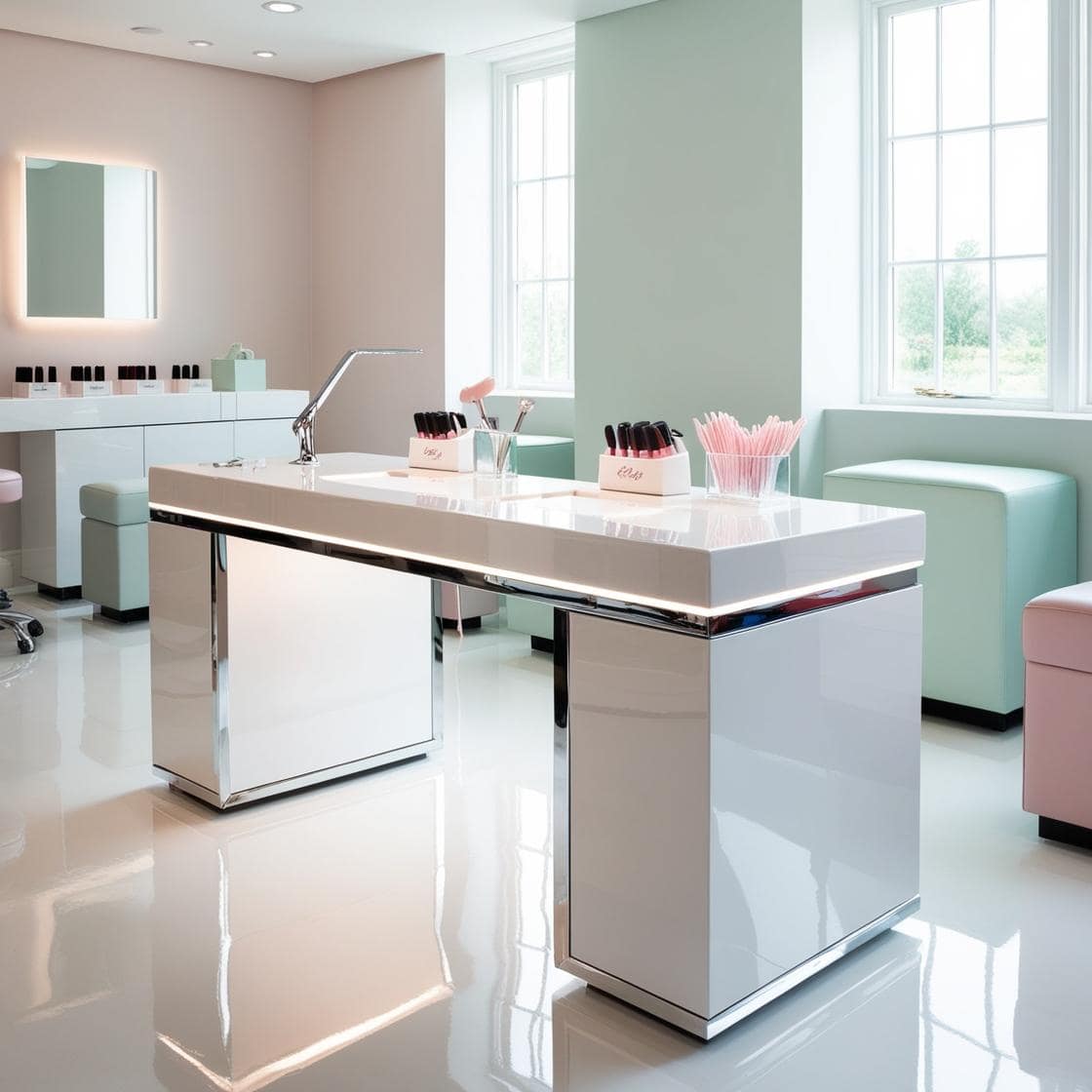 modern nail salon table design (1)