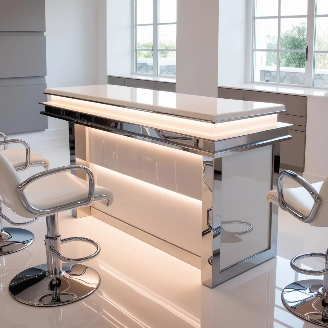 Bàn Làm Nail Cho Salon - Nail salon table 5 modern nail salon table design (2)