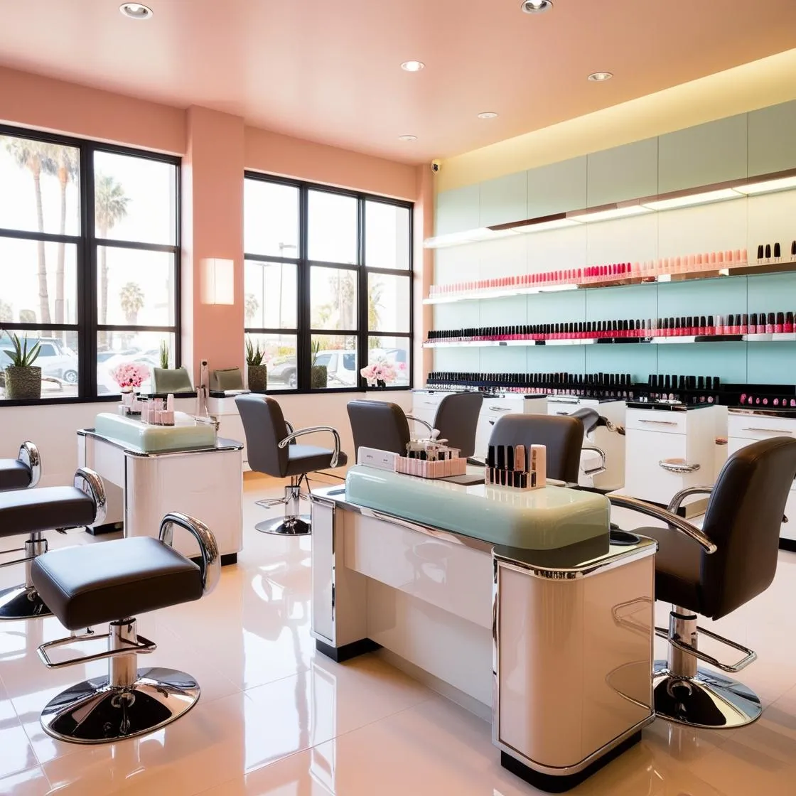 Nội Thất Nail Salon Tại Los Angeles 4 nội thất nail salon tại Los Angeles_ (3)