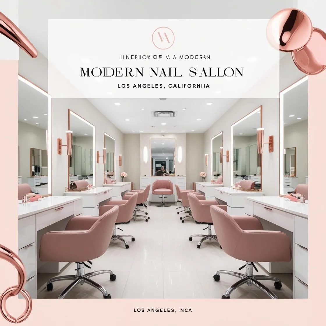Nội Thất Nail Salon Tại Los Angeles 9 nội thất nail salon tại Los Angeles_