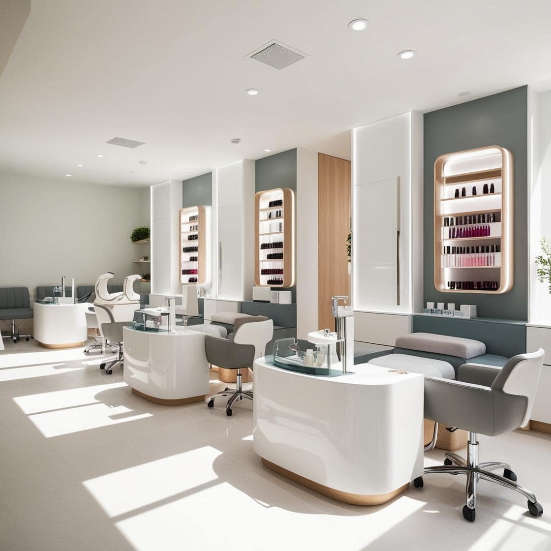 nội thất spa nail hiện đại_ (2)