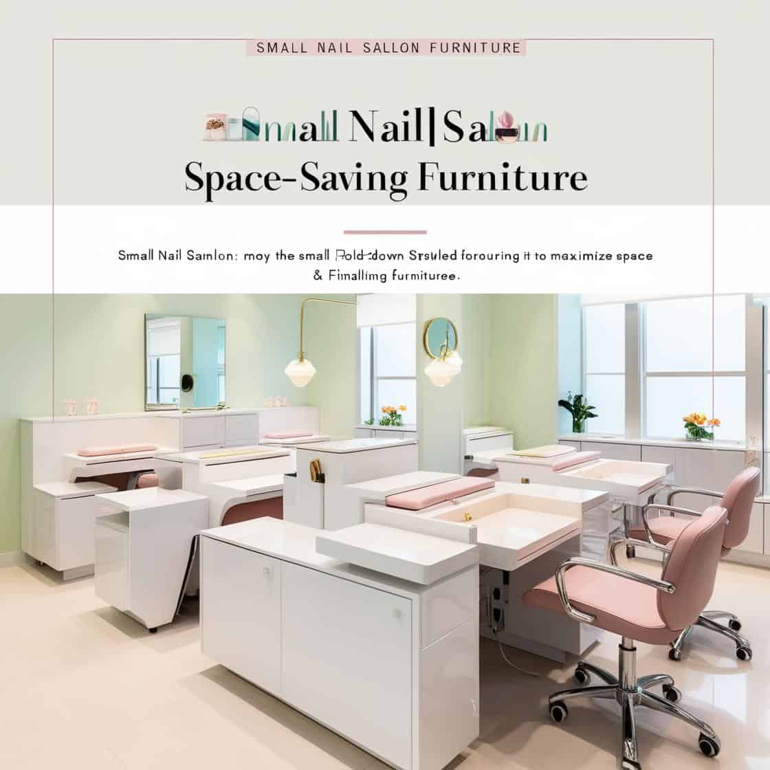 nội thất tiết kiệm không gian cho tiệm nail nhỏ_ (3)