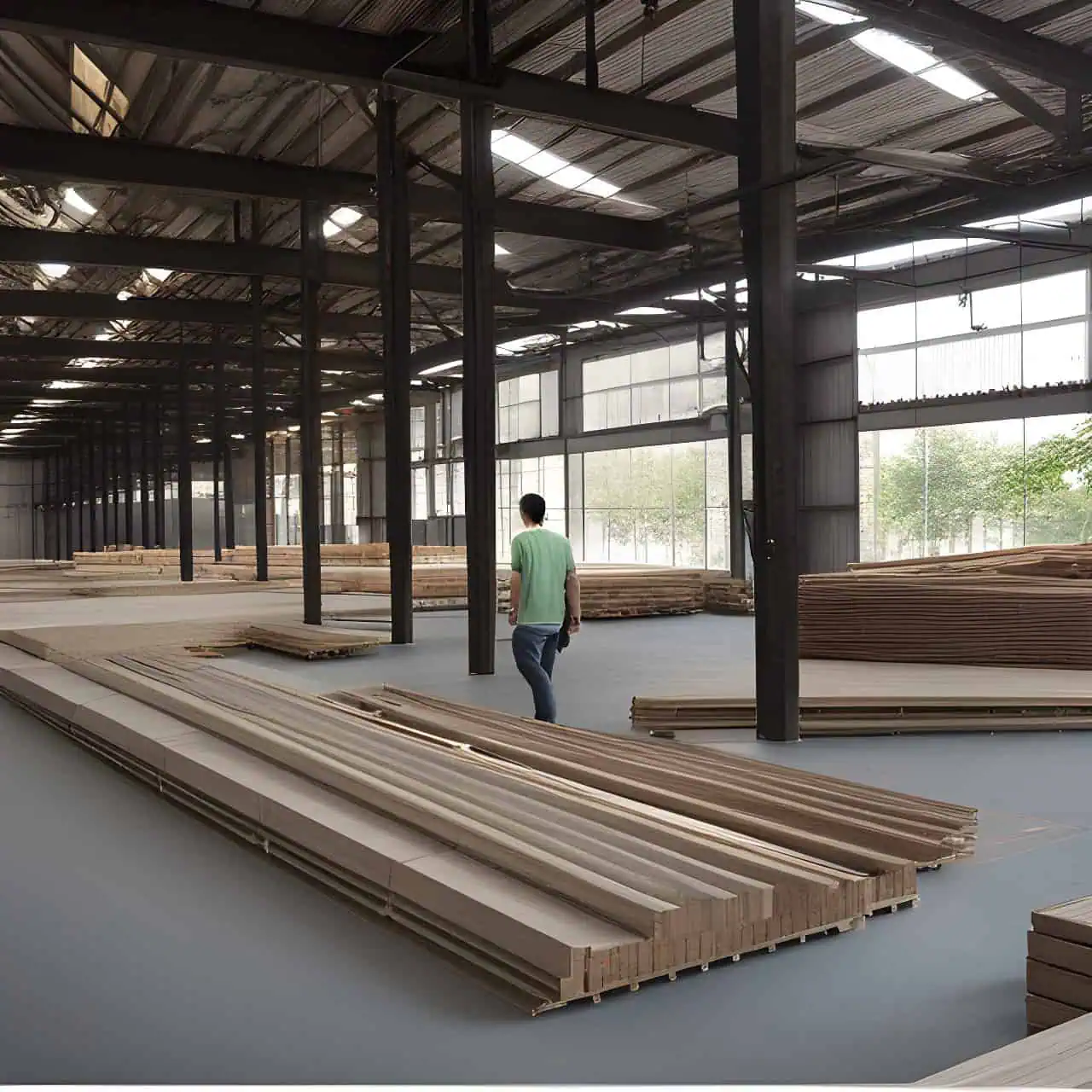 MFC industrial wood workshop in HCMC 100m2
