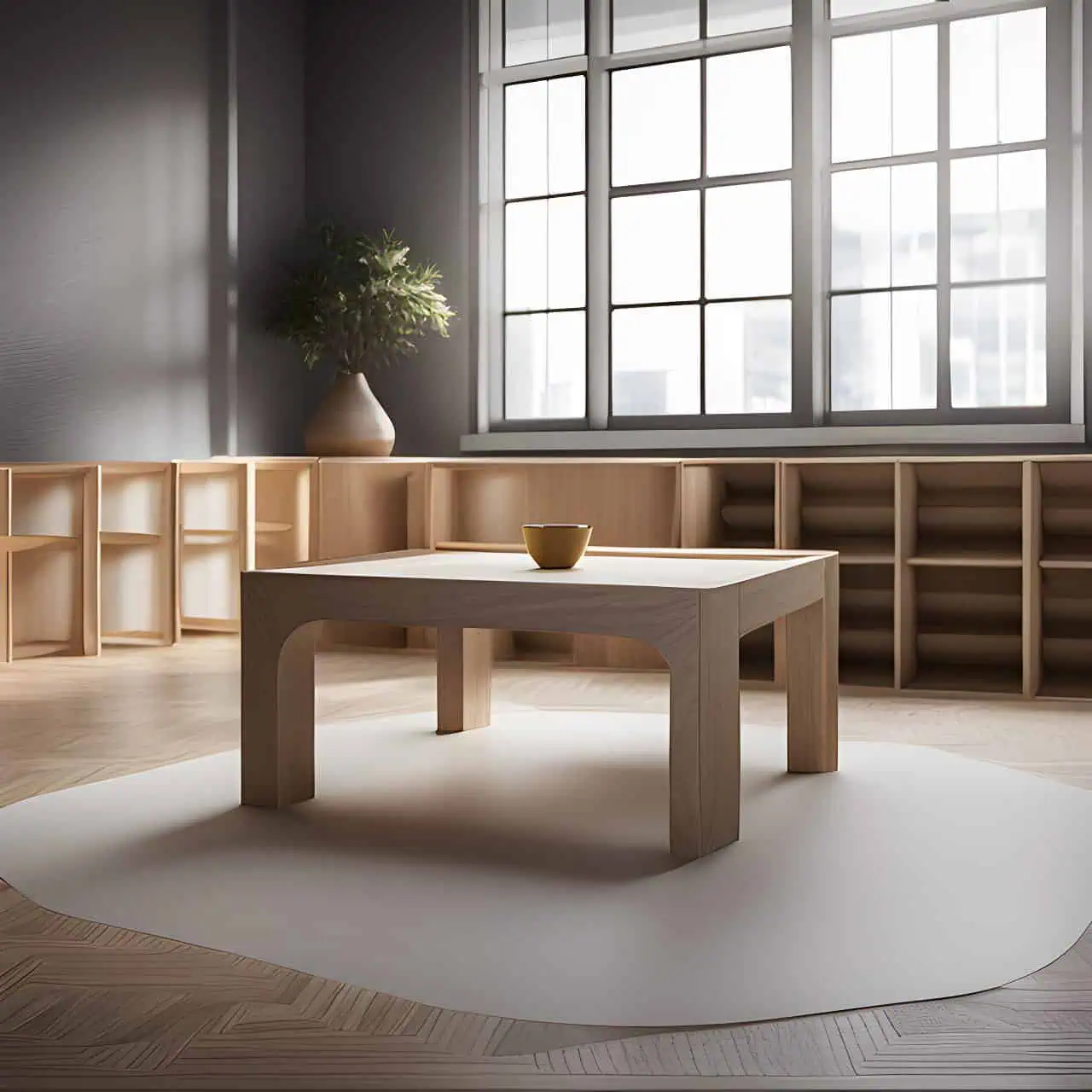MDF wood furniture installation MDF wood furniture installation 3D render, composite, by artgerm, art germ, Cinematic Lighting