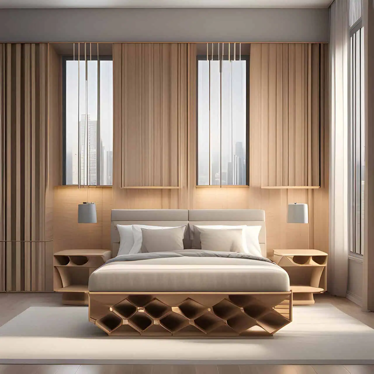MDF wood furniture installation MDF wood furniture installation 3D render, composite, by artgerm, art germ, Cinematic Lighting