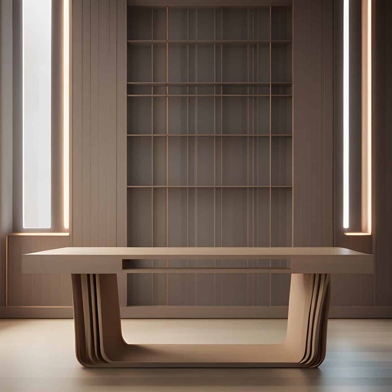 MDF wood furniture installation MDF wood furniture installation 3D render, composite, by artgerm, art germ, Cinematic Lighting