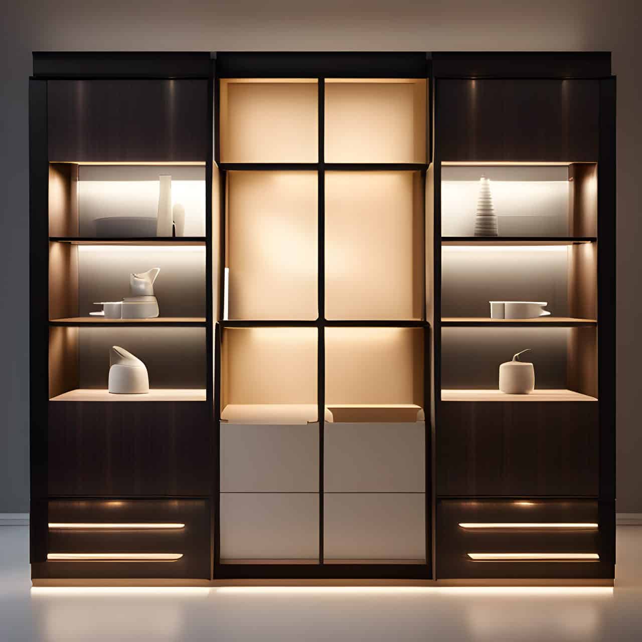 Tủ trưng bày gỗ MDF