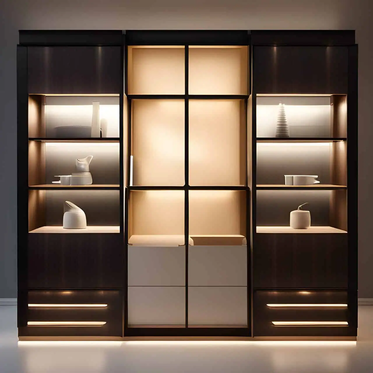 Tủ trưng bày gỗ MDF Tủ trưng bày gỗ MDF