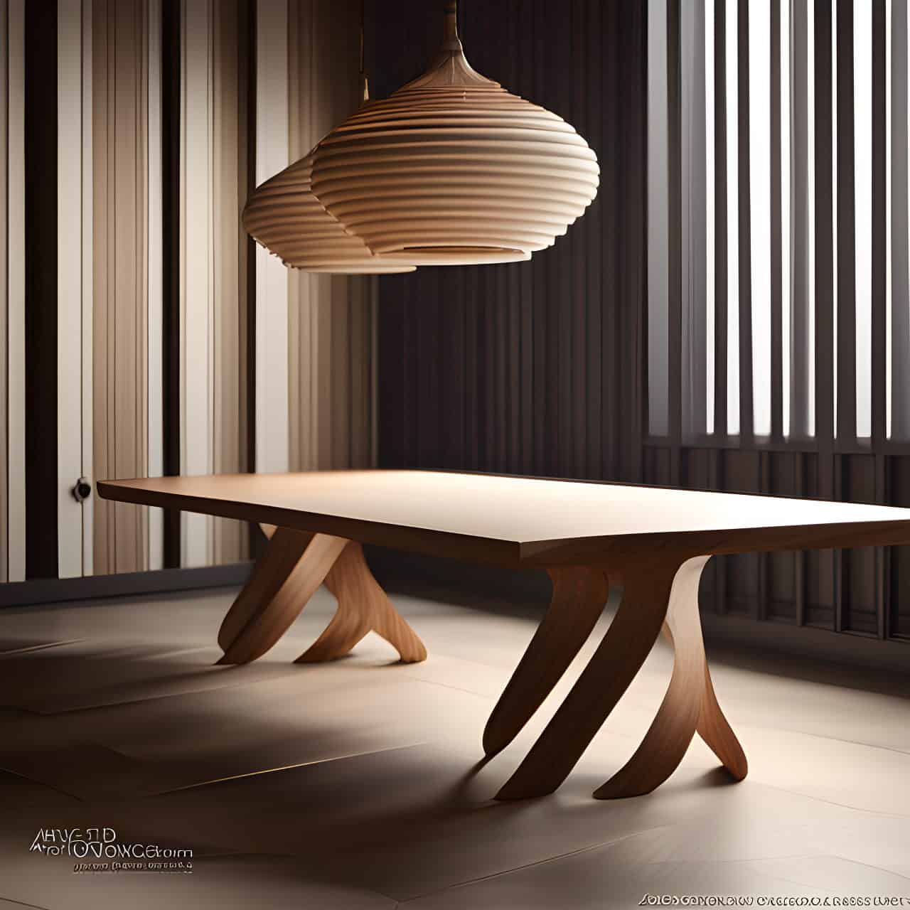 mdf wood table 20m2 mdf wood table 20m2 3D render, composite, by artgerm, art germ, Cinematic Lighting