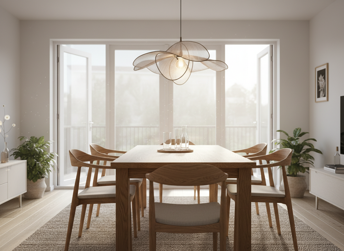 Phong An Nha Pho Voi Ban Ghe Go Soi Tu Nhien Den Tha Tran Nghe Thuat Phong An Nha Pho Voi Ban Ghe Go Soi Tu Nhien Den Tha Tran Nghe Thuat