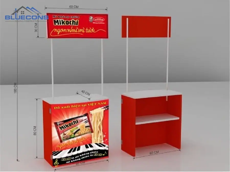 12+ mẫu quầy bán hàng thiết kế nhỏ gọn, cực đẹp, giá rẻ 11 Quầy bán hàng nhỏ gọn