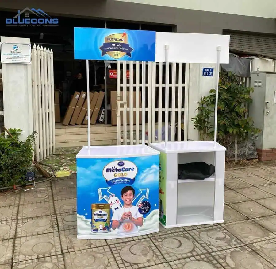 12+ mẫu quầy bán hàng thiết kế nhỏ gọn, cực đẹp, giá rẻ 23 Quầy bán hàng nhựa