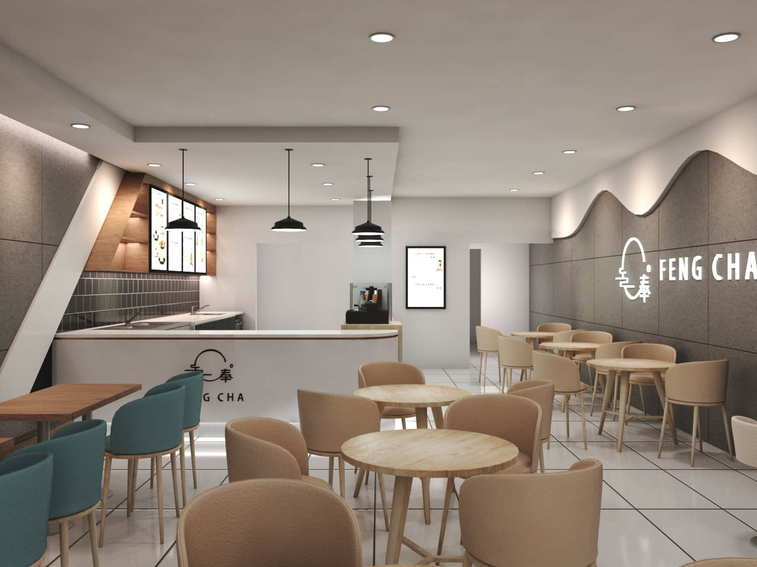 quầy bar bán trà sữa 2 quầy bar bán trà sữa 2