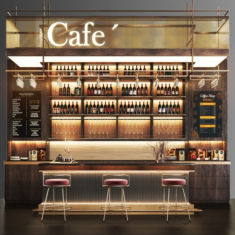 quầy bar cà phê 3 quầy bar cà phê 3