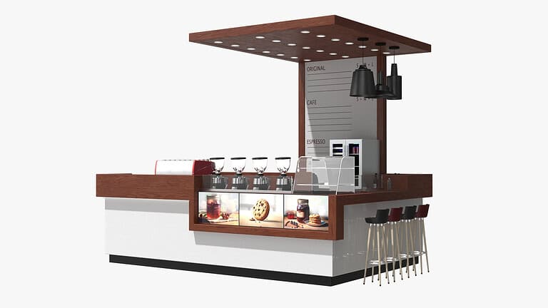 quầy bar cà phê