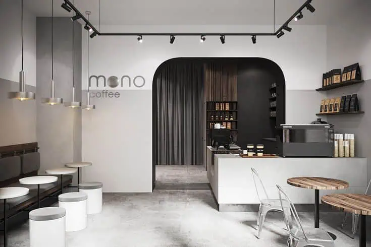 quầy bar cà phê đẹp