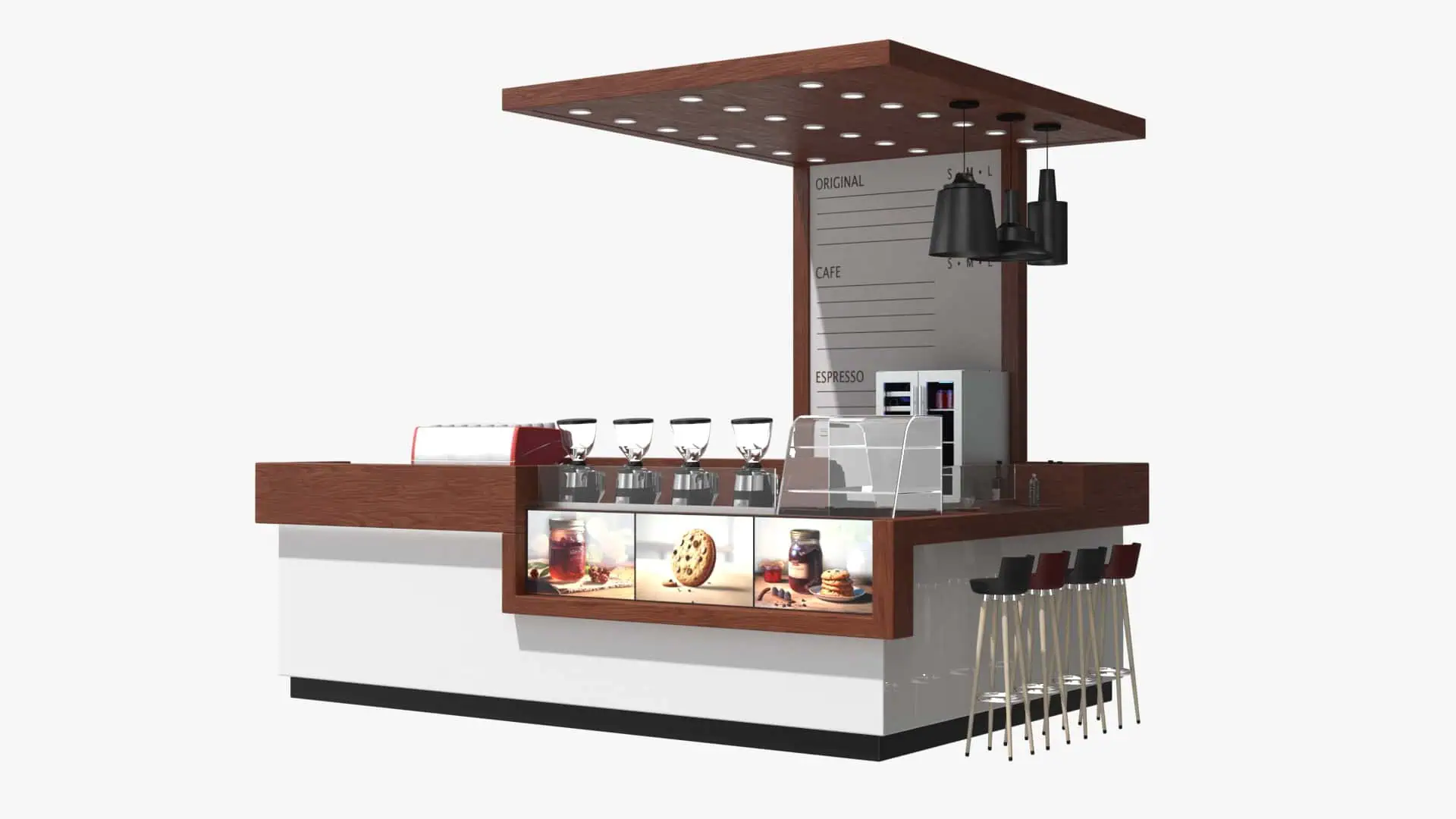 quầy bar cà phê