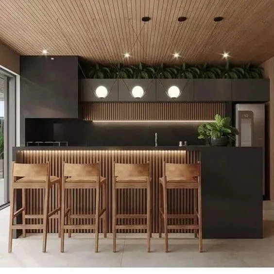 Quầy Bar Hiện Đại Thiết Kế Đẹp, Thi Công Nhanh, Chất Lượng Cao 4 Quầy bar hiện đại sang trọng lắp đặt tại gia đình bạn hiện nay