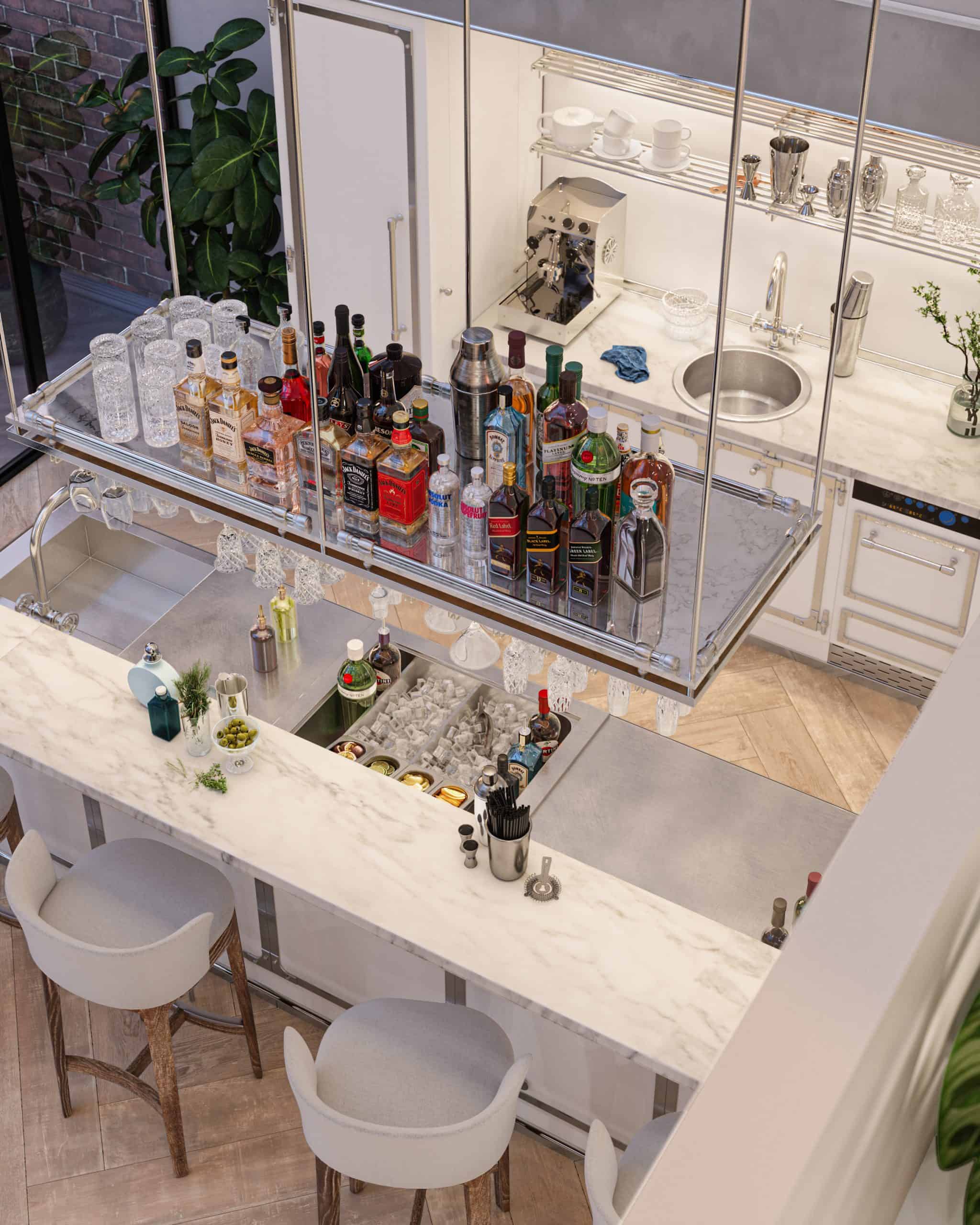 quầy bar kết hợp bếp 3 quầy bar kết hợp bếp 3