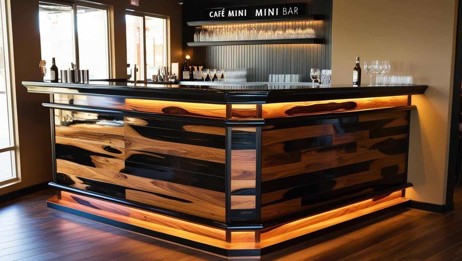 quầy bar mini gỗ quầy bar mini gỗ