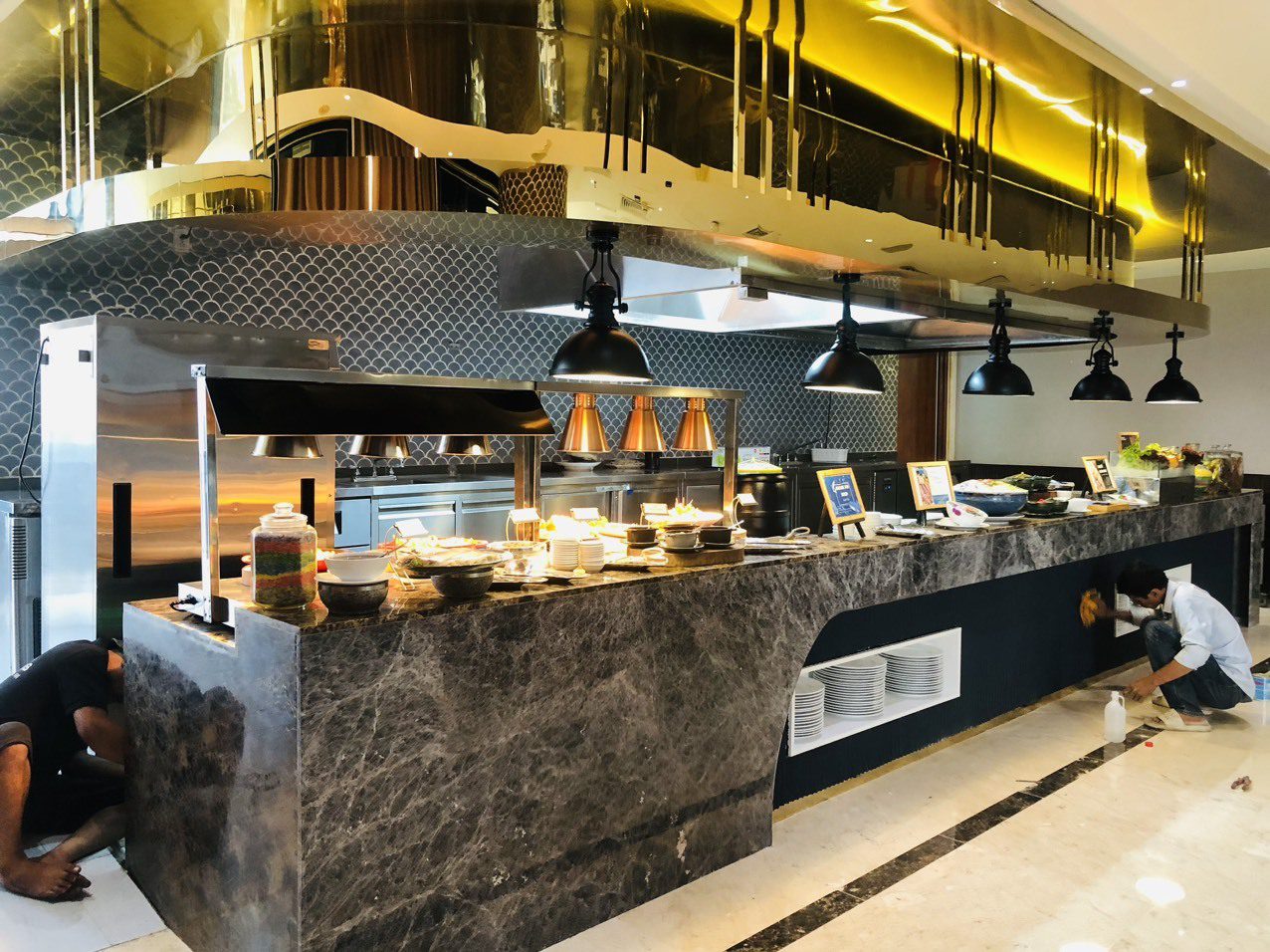 quầy bar ốp đá đẹp