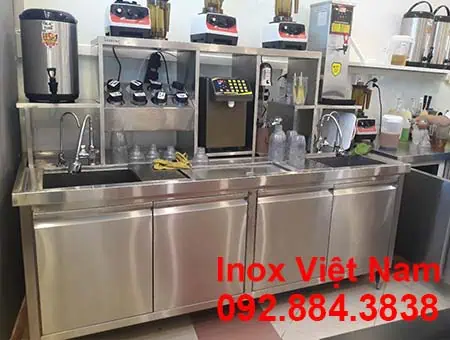 Quầy pha chế inox cao cấp