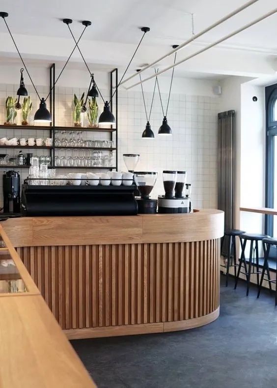 Khám Phá Quầy Cafe Bằng Gỗ Sản Phẩm Được Đóng và Gia Công Theo Yêu Cầu 8 Thiết kế quầy cafe bằng gỗ tại các quán