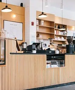 Mẫu quầy cà phê gỗ đẹp hiện nay